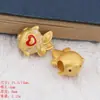 Acessórios dourados diy lingote de tartaruga dourada dupla face carpa laço bolsa pulseira tiara lote de material para transmissão ao vivo