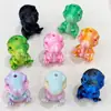 Contas Estereoscópicas 3D Gradiente Duas Cores Dinossauro Furo Reto Contas para Caneta DIY Corrente para Celular Pingente de Carro e Outros Acessórios