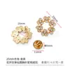 Prontos para envio, broches requintados e únicos cravejados de diamantes, acessórios DIY estilo doce para roupas, bolsas e sapatos, feitos de liga de zinco
