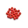 Accesorios para Joyería DIY 14mm Cuentas de Madera de Colores Cuentas Sueltas de Madera Cuentas Redondas de Madera Cuerda de Cáñamo Borla Accesorios para Enhebrar Materiales