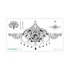 Colección Rui Ka Long: Pegatinas de Tatuaje con Patrón Seductivo para Clavícula y Pecho, Pegatinas de Tatuaje Sexy, Diseño Floral de Larga Duración con un Toque de Lujo