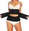 Treinador de cintura para mulheres, 3 ampulheta segmentada, espartilho sob o busto, modelador de corpo emagrecedor com 3 ossos de aço, cinto de fitness, treino, modelador, cinta esportiva