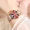 Reloj para Mujer Binbond, Marca de Nicho de Lujo Ligero, Reloj de Cuarzo Corazón del Océano, Transmisión en Vivo Transfronteriza, Dropshipping