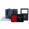 Caja de Joyería de Flores Preservadas para el Día de San Valentín Cubierta Cielo y Tierra Seis Rosas Caja de Regalo para el Día de San Valentín Chino Caja para Anillo Caja para Collar con Colgante