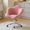 Cadeira Pétala, Banqueta de Maquiagem Tendência, Cadeira de Maquiagem de Luxo Leve para Quarto de Menina, Banqueta de Penteadeira Simples de Luxo Leve