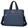 Nova Bolsa Masculina Portátil de Negócios Moda Pasta Masculina Horizontal de Ombro Diagonal Casual Bolsa para Computador Mochila Horizontal