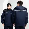 Ropa de Trabajo Antiestática de Invierno con Forro Acolchado Desmontable, Gruesa y Cálida, Logo Estampado/Bordado, Ropa de Protección Laboral Petroquímica, Personalizada