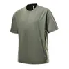 Camiseta de manga corta para hombre y mujer, fresca, transpirable, de secado rápido, con protección solar para exteriores, nuevo top deportivo fino de verano, holgado, de media manga