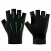 Guantes de Ciclismo de Dedos Cortos con Protección Solar para Hombre, Verano Delgados de Seda de Hielo Antideslizantes Transpirables de Secado Rápido para Reparto y Conducción