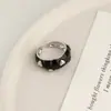 Anillo de corazón de esmalte de goteo con circonita para mujer, nuevo estilo 2026, diseño de nicho, sensación de lujo ligero, anillo para el dedo índice