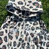 Pantalones Rectos Dobles de Pierna Ancha con Estampado Digital de Leopardo Transfronterizos Europeos y Americanos Nuevo Diseño Moda Sudadera Cardigan Pantalones de Chándal Estampado de Leopardo
