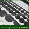 Eva espuma pé pad adesivo preto à prova de fogo espuma adesivo adesivo redondo autoadesivo móveis antiderrapante choque absorvendo esponja almofada de borracha