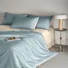 Conjunto de quatro peças de algodão de fibra longa de Xinjiang com 120 fios 100% algodão puro capa de edredom lençol de cama capa de colchão de alta qualidade têxtil para casa Nantong