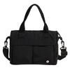 Bolso de Mano Acolchado Ligero Repelente al Agua Estilo Japonés y Coreano Bolso Mensajero Sencillo Combinable para el Día a Día Bolso de Hombro Cruzado para Viajar Bolso de Tela para Mujer