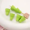 Cono de Helado Pintado Acrílico Cuentas Sueltas Pulsera de Cuentas Hecha a Mano DIY Accesorios para Collar Colgante Venta al por Mayor