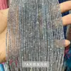 Cuentas de Turmalina Arcoíris de Cristal Natural Cuentas Redondas de Turmalina Dulce Accesorios para Joyería de Anillo DIY Cuentas Sueltas Venta al por Mayor