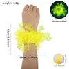 Amazon Cross-Border Halloween Flor de Pulso Fluorescente Festa de Feriado Fantasia Adereço para Foto Crânio Abóbora Pulseira Flor