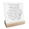 Adornos de Madera para Escritorio Estilo Americano, Artesanías con Patrones Personalizados, Pequeñas Decoraciones de Escritorio para Interiores