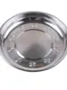 Plato Plano de Acero Inoxidable Plato para Frutas Plato para Empanadillas Cocina Escurridor Plato Grande Plato para Comedor en Casa Bandeja Redonda para Frutas