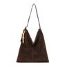 Bolso de Ante para Mujer 2025 Nuevo Moda Otoño e Invierno Retro Versátil Bolso de Hombro Cruzado Bolso Tote de Mano para Viajes