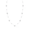 Collar de Falda Pequeña de Lujo Ligero Coreano y Japonés para Mujer con Diseño de Nicho Tachonado de Diamantes Colgante de Cadena para Clavícula con Piedra Ojo de Gato en Forma de Abanico