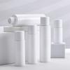 120ml branco essência engarrafado cosmético creme hidratante ombro plano toner pet garrafa de plástico