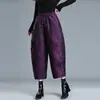 Calça Casual Jacquard Renda Versátil Elegante Juvenil para Mães de Meia-Idade - Qualidade Garantida