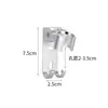 Aluminio Espacial Transfronterizo Sin Taladro Cabezal de Ducha Pegatina Continua Soporte de Ducha de Mano Base de Aspersión de Ducha Ajustable