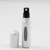 Botella Decantadora de Perfume de 5 ml con Ventana Pequeña, Relleno Inferior, Botella con Auto-Bomba Spray, Botella de Muestra de Aluminio Tipo Prensa, En Stock