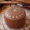 Bolsa de almacenamiento de nuevo estilo para ropa vieja, ropa de cama y edredones; otomanas de almacenamiento de cuero para sala de estar y dormitorio; banco de almacenamiento para zapatos; almacenamiento de sofá