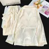 Estilo Chino Estilo Antiguo Bata Acolchada para Mujer Seda de Hielo Elegante Manga Larga Pantalón Largo Primavera Otoño Seda de Hielo Nieve Conjunto de Ropa para el Hogar