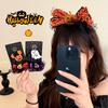 Novo Halloween Faixa de Cabelo Infantil Laço Laranja Grampo de Cabelo Acessórios de Cabelo de Bruxa Engraçados Decoração de Festa Adereço para Foto