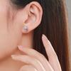 Pendientes de gato lindos de plata esterlina s925 para mujer, estilo japonés y coreano, elegantes y dulces, con diseño de animales, joyas para las orejas que combinan con todo.