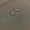 Anillo irregular de doble capa con perla y amor para mujer, diseño de nicho, anillo de alta calidad, anillo de dedo distintivo y de moda.