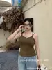 Nuevo Sujetador de Tirantes de Alta Calidad Talla Grande Chica Gordita con Almohadilla Espalda Hermosa Camiseta sin Mangas Tela Youkesi Cruzada Chica Picante Espalda Hermosa Camiseta sin Mangas Top