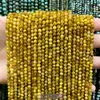 Suministrado directamente por el fabricante: cuentas redondas pequeñas de piedra natural, cuentas de arroz, cristal, turmalina, cuentas redondas de ágata, materiales hechos a mano para DIY, accesorios para pulseras