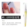 Set de Brochas para Manicura, Set Completo de Bolígrafos de Fototerapia, Bolígrafos de Línea Fina, Joyería Pintada, Herramientas Profesionales para Uñas Especiales para Manicura