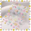 Adesivos para Nail Art Flor Margarida em Relevo Desenho Animado Tulipa Coelho Coração Borboleta Super Fofos Adesivos 3D