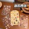 Adesivos Cortados Fofos da Série de Histórias de Pelúcia Desenho Animado Animal de Estimação Fofo Materiais para Diário Decoração DIY Adesivos Guka Atacado