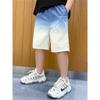 Pantalones cortos deportivos de verano para niños, finos, de seda helada, de secado rápido, informales, recortados, para playa, para niños grandes