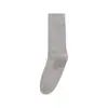 Calcetines holgados sin costuras en la puntera para mujer - Calcetines largos de punto medio de color sólido para primavera/otoño, 7A Antibacterianos, Resistentes al olor y Transpirables