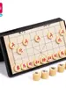 Deli Yw131 Ajedrez Magnético Portátil, Parchís, Go, Damas, Tablero de Juego Plegable de Educación Temprana para Niños