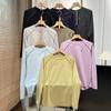 Tops de Montanha Estilo Outdoor com Painéis Coloridos Contrastantes de Secagem Rápida para Homens e Mulheres no Outono Soltos Micro-Elásticos Camisetas de Base Esportivas de Manga Longa