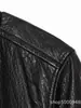 Comercio exterior transfronterizo ropa de mujer 2026 nuevo modelo estilo europeo y americano simple y elegante moda chaqueta corta de cuero suave negra
