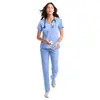 Comercio Exterior de Amazon Ropa para Lavar a Mano Ropa de Doctor Enfermera Salón de Belleza Dental Mascota Elástica Secado Rápido Ropa de Trabajo Personalización