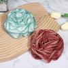 Bomba de Flor de Baño de Rosa Transfronteriza Que No Se Desintegra, Bola de Baño Ampliada, Toalla de Baño Dos en Uno para Hombres y Mujeres, Herramienta para Exfoliar la Espalda y Bañarse