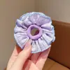 Goma para el pelo de encaje dulce de doble capa para niñas, Diadema para el borde de la falda, Accesorio para el pelo elástico para moños de niñas pequeñas