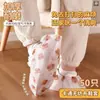 Cubrezapatos Desechables Gruesos Estampados de Tejido No Tejido, Resistentes al Desgaste para Adultos, Uso en Interiores del Hogar, Resistentes a Invitados, Antideslizantes