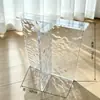 Fábrica de Origen Patas de Mesa Acrílicas Onduladas en V Forma de T Forma de Arco Patas de Soporte Transparentes Mesa de Comedor Mesa de Café Mesa de Comedor