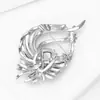 Nuevo Broche de Pavo Real Invertido de Pedrería de Lujo Ligero Exquisito Europeo y Americano Transfronterizo Pin de Joyería para Ropa de Mujer de Alta Gama Chal Ramillete